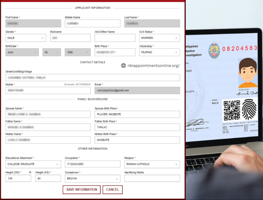 Renew Appointment 2 Renew NBI Appointment online Form