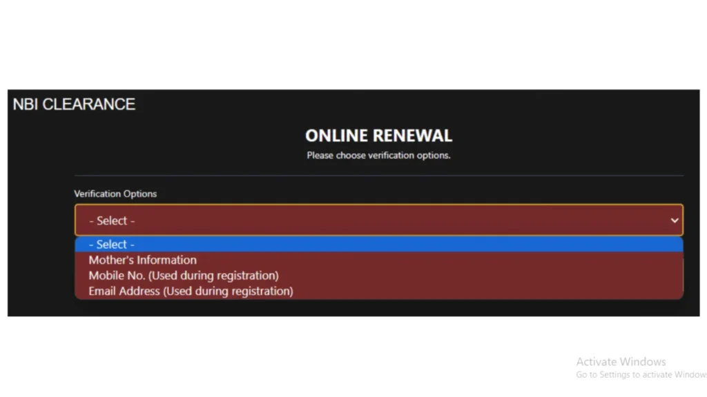 NBI Clearance Renewal 4 nbi verification options